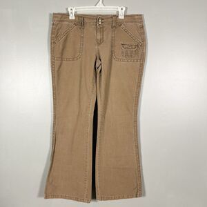Vintage Y2K Aeropostale Low‎ Rise Bootcut Pants 14R Retro Grunge Boho Indie